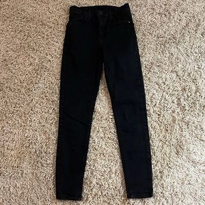 Topshop black high waisted skinny jeans